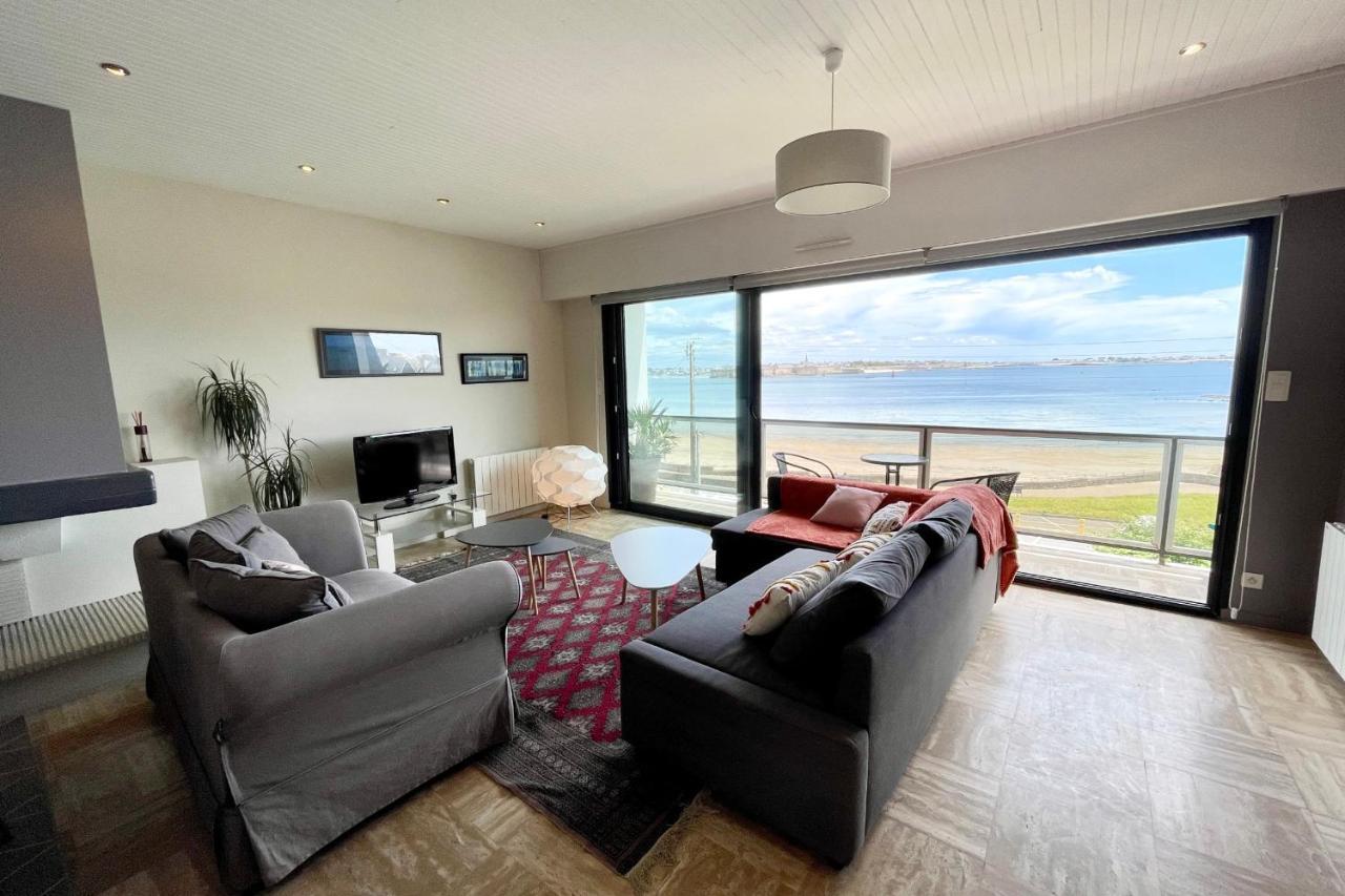 Luxury T3 Standing 2 - Vue Mer Exceptionnelle 180 Larmor-Plage Dış mekan fotoğraf