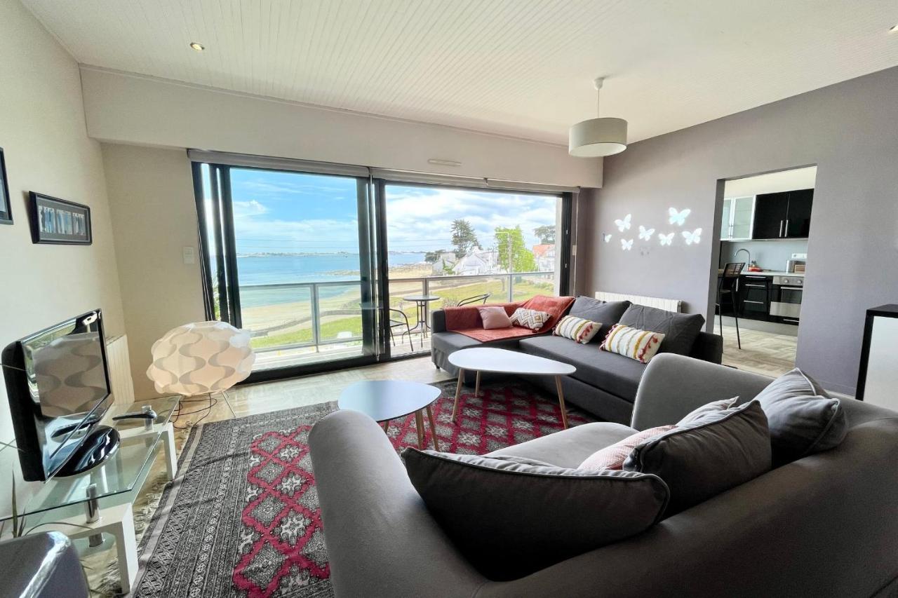 Luxury T3 Standing 2 - Vue Mer Exceptionnelle 180 Larmor-Plage Dış mekan fotoğraf