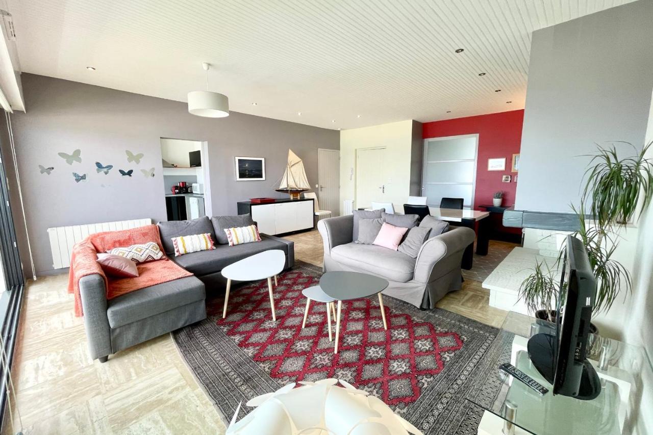 Luxury T3 Standing 2 - Vue Mer Exceptionnelle 180 Larmor-Plage Dış mekan fotoğraf
